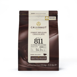 CALLEBAUT DARK CHOCOLATE CALLETS 2.5KG