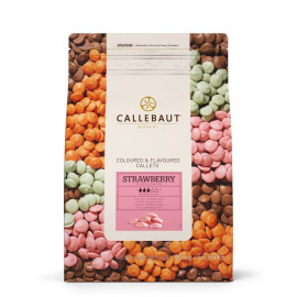 Strawberry Callebaut Callets 2.5kg