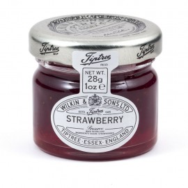 6 X MINI STRAWBERRY JAMS BY WILKIN & SONS IMPORTED FROM UK 
