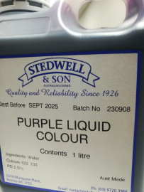 PURPLE FOOD LIQUID COLOURING 1L