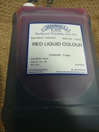 RED LIQUID FOOD COLOURING 5L